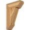 Ekena Millwork Traditional Slat Rough Sawn Bracket, Western Red Cedar, 6"W x 18"D x 26"H BKT06X18X26TRA06RWR - alternate 1